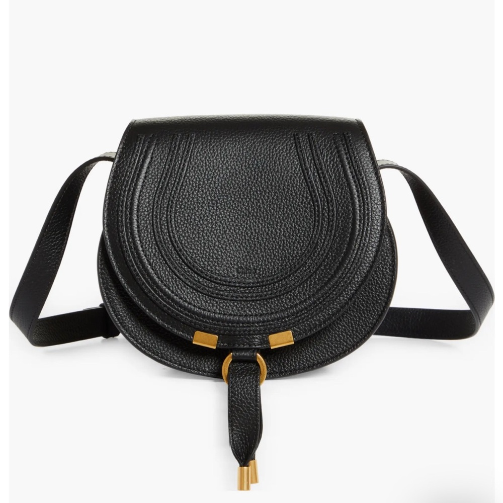 Chloe Small Marcie Leather Crossbody Bag
